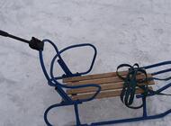 Grajewo ogłoszenia: Jest nareszcie prawdziwa zima więc mam prawie nowe metalowe sanki... - zdjęcie