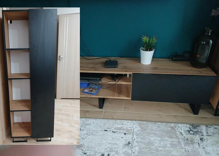 Grajewo ogłoszenia: Komoda RTV i regał. Cena za wszystko 420 zl