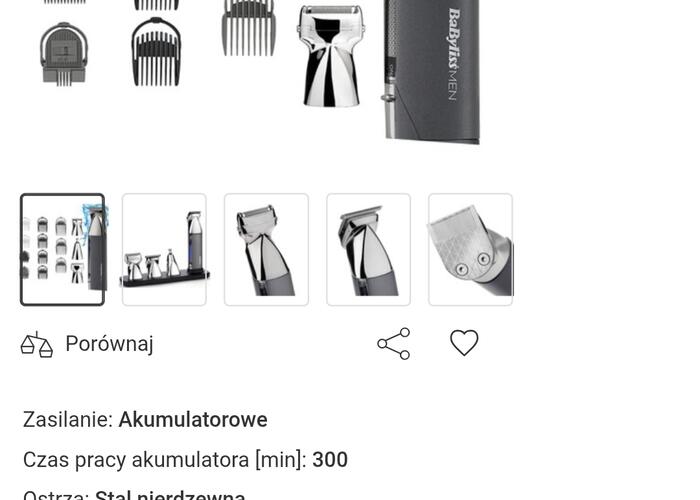 Grajewo ogłoszenia: Sprzedam  nowy  Trymer Babyliss Super  X-metal MT996 E  kod439824...